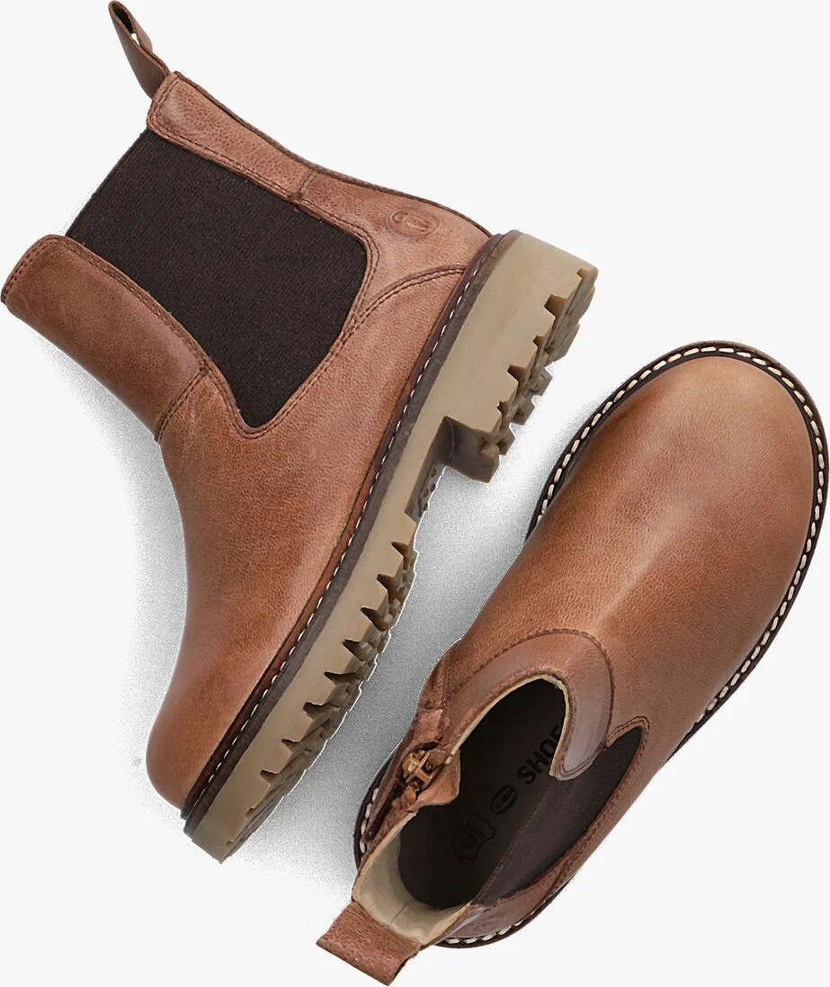 SHOESME cognac shoesme chelsea boots ti23w119
