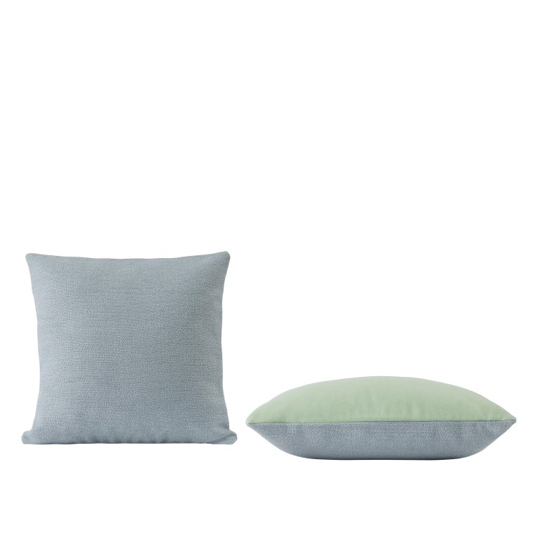Muuto Mingle kussen 45x45 roze/petroleum