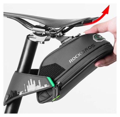 Sacoche de selle de vélo Rockbros C27-1 noire