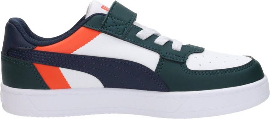 Puma Caven 2.0 Block sneakers wit donkergroen donkerblauw Imitatieleer 35