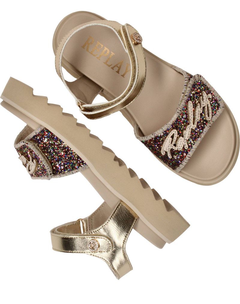 Replay Alicante 9 Sandalen Goud Meisjes