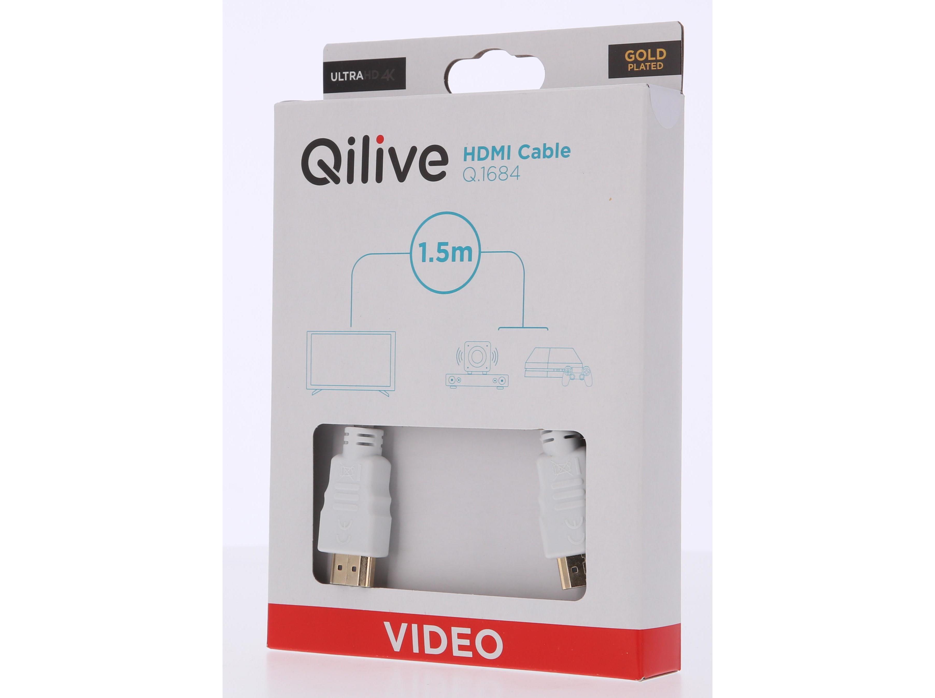 CABO HDMI QILIVE G4217902 4K ETHERNET 1.5 MT