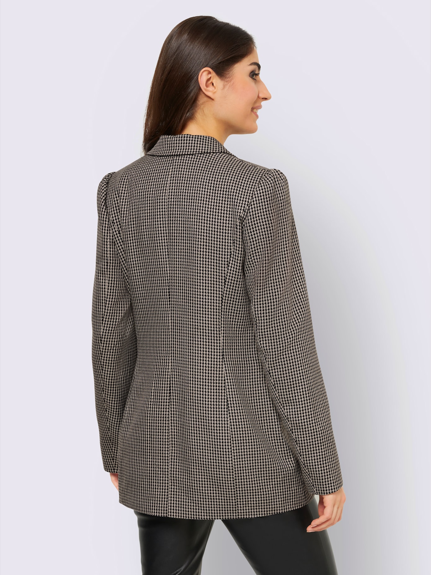 Blazer manches bouffantes discrètes