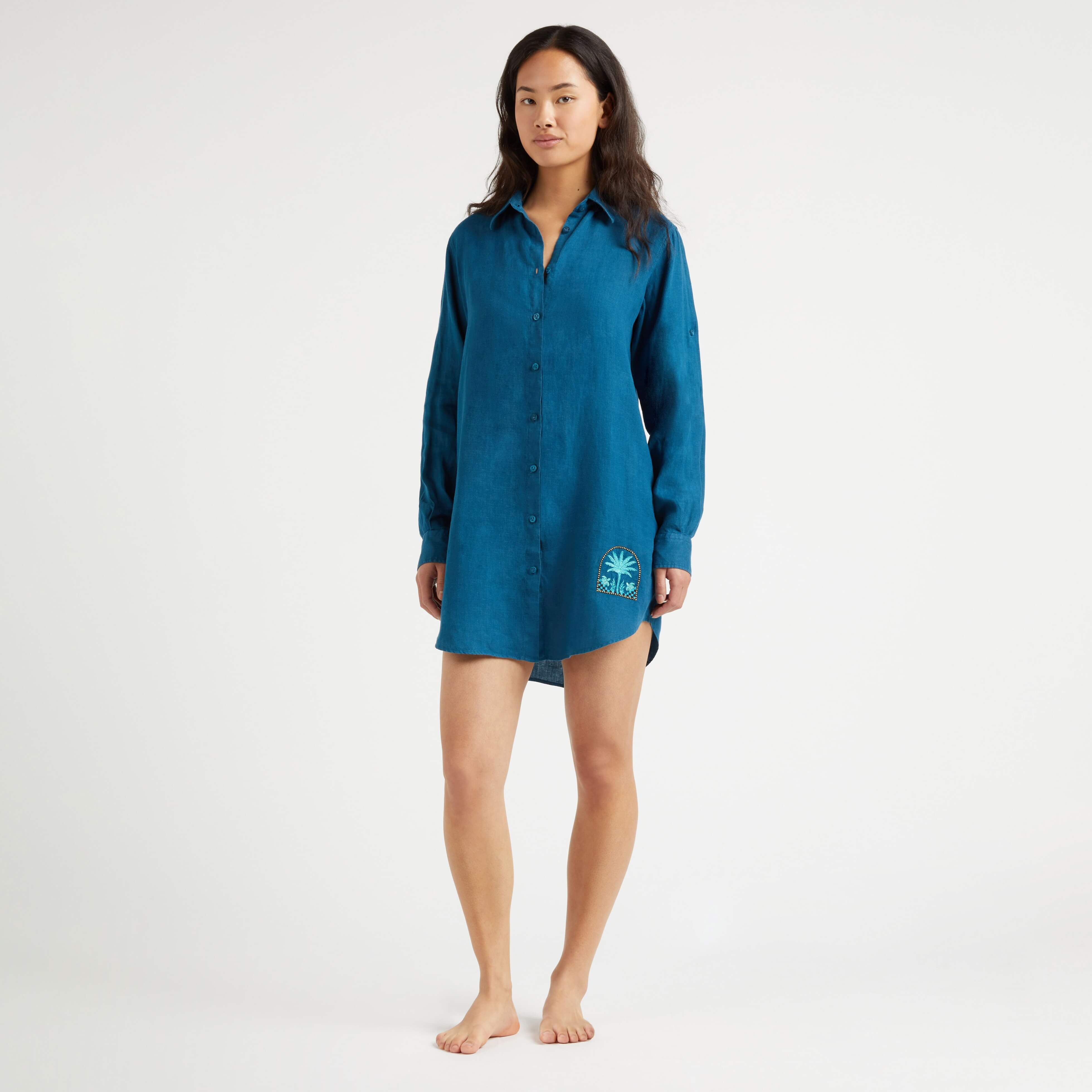 Robe de plage Femme Vilebrequin x Abu Dhabi | Site Vilebrequin | FRGZU301