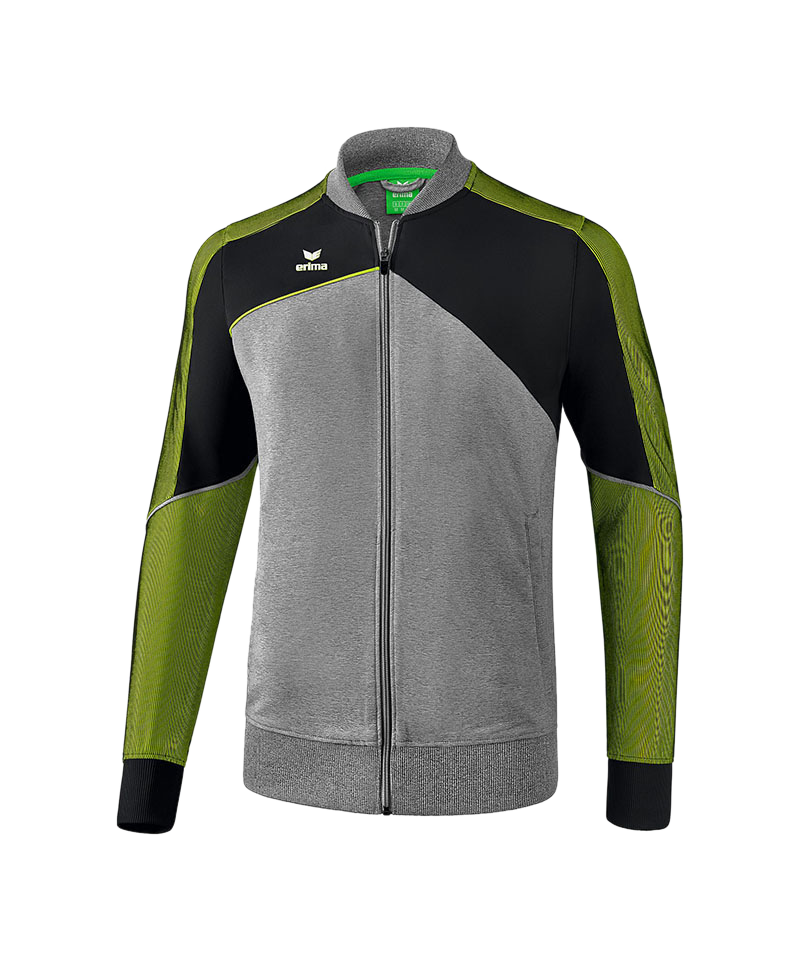Erima Premium One 2.0 Präsentationsjacke Grau Grün