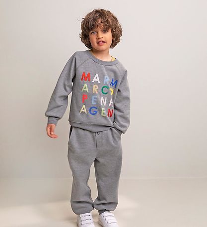 MarMar Sweatshirt - Theos - Mehrfarbige Buchstaben