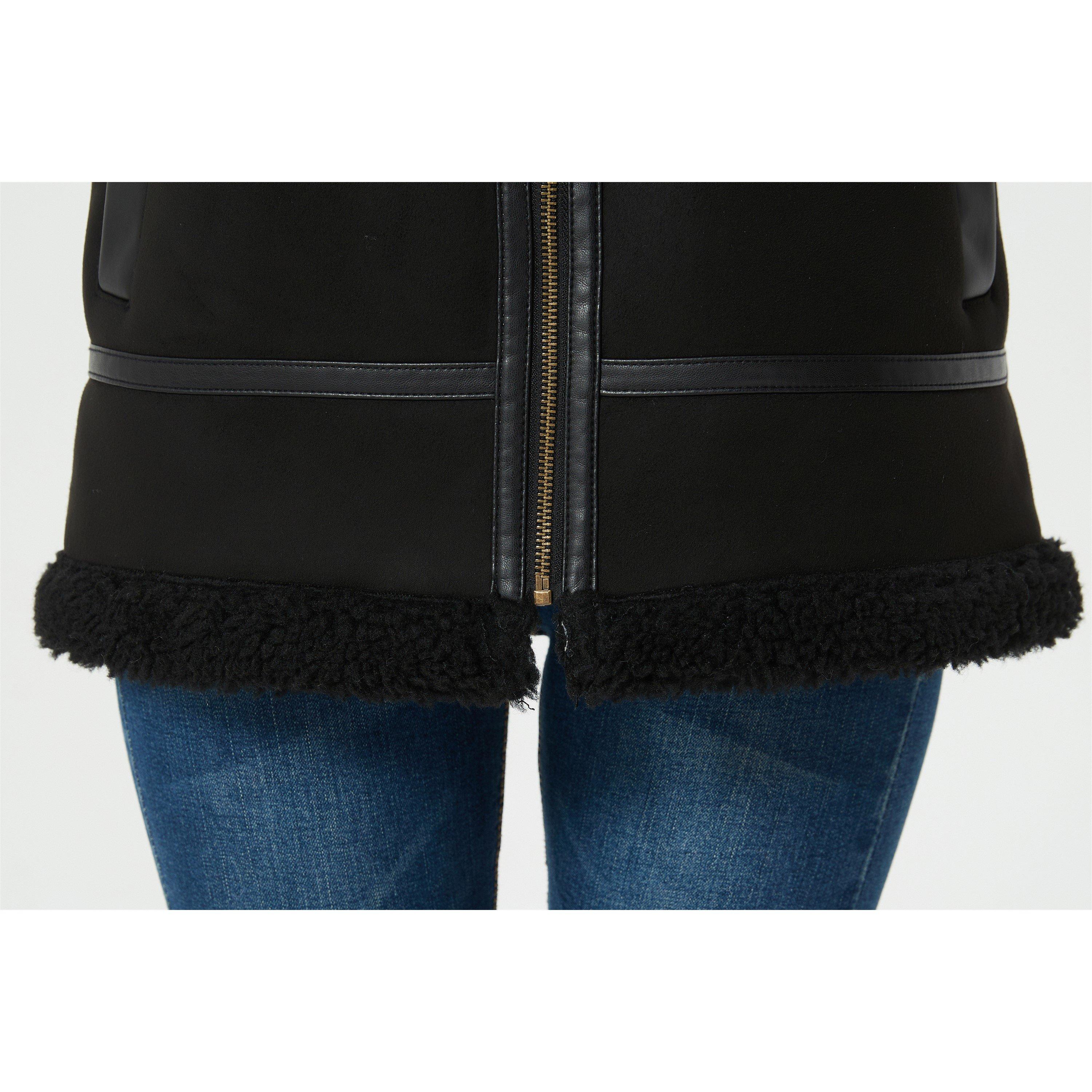 Be You B Suedette Aviator Gillet