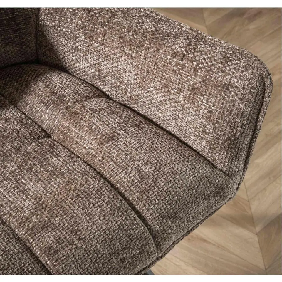 Fraaai - Diego eetkamerbank geweven 188 cm - taupe