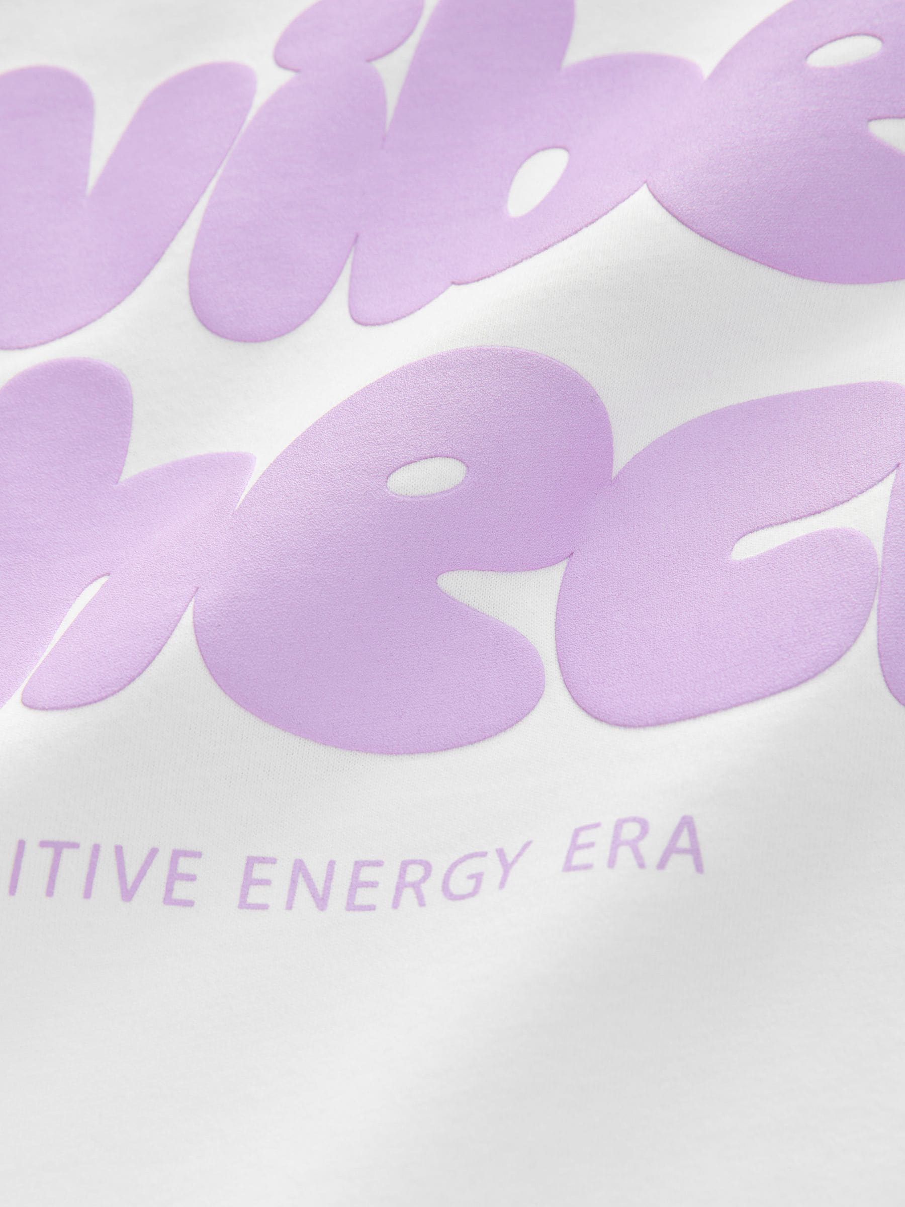 Wit - Oversized T-shirt met grafische print (3-16jr)