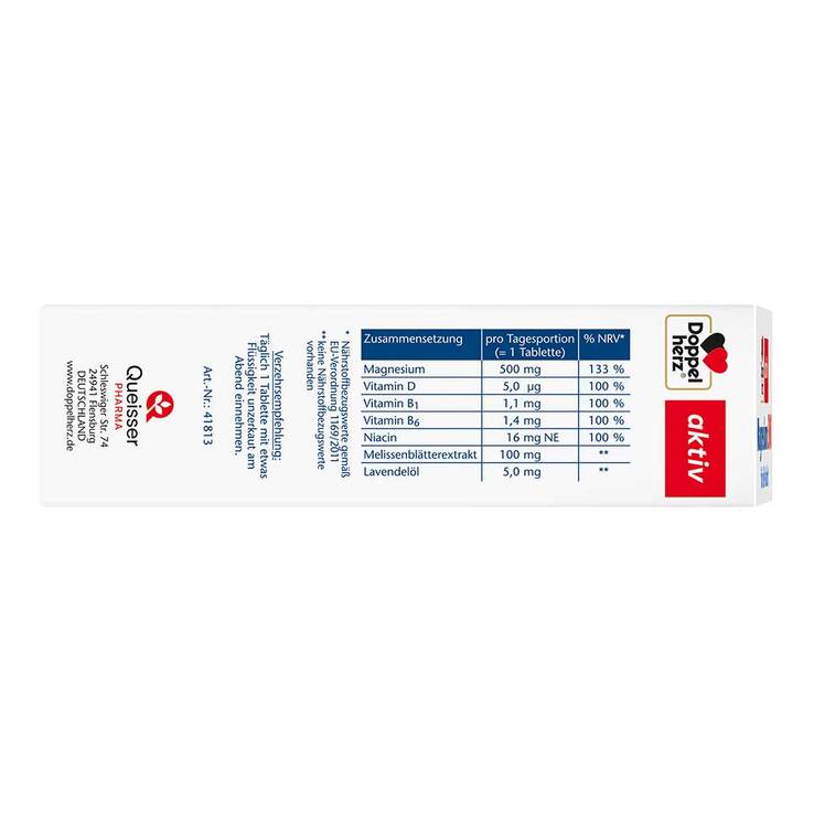 Doppelherz Magnesium 500 Nacht Tabletten, 100 St