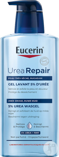 Eucerin UreaRepair Gel Lavant 5% Urée Peaux Sèches Et Rugueuses 400ml