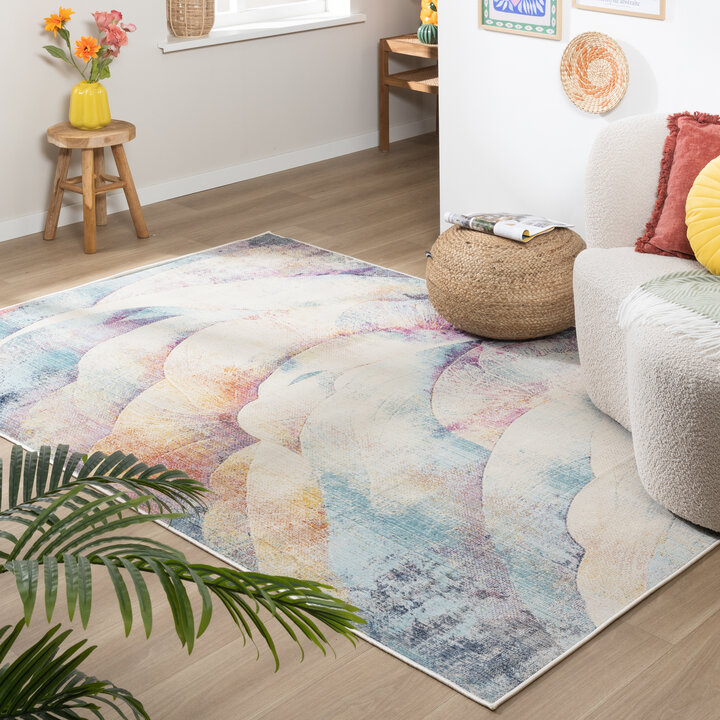 Bohemian vloerkleed - Joya Waves Multicolor