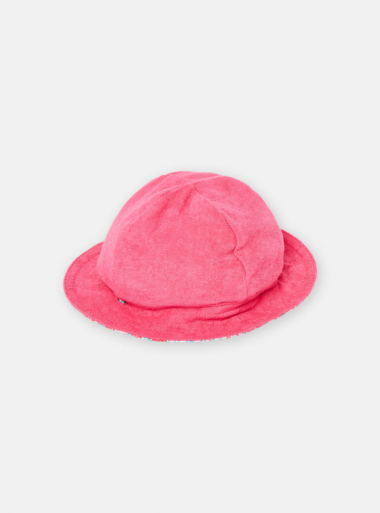 Chapeau réversible pour bébé fille