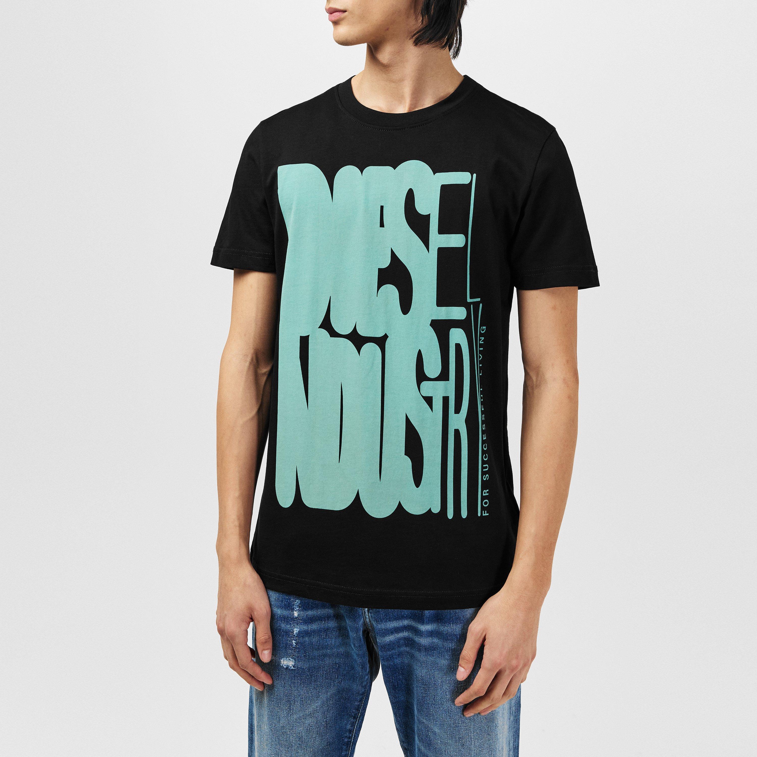 Diesel Water Print T-Shirt