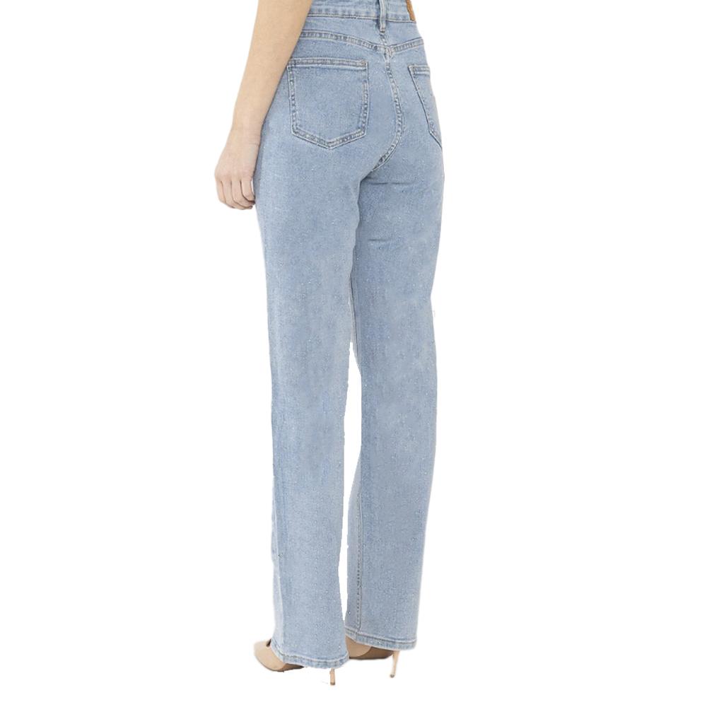 Monday Premium Jean Fluide Droit bleu Clair Femme Monday Premium 3132
