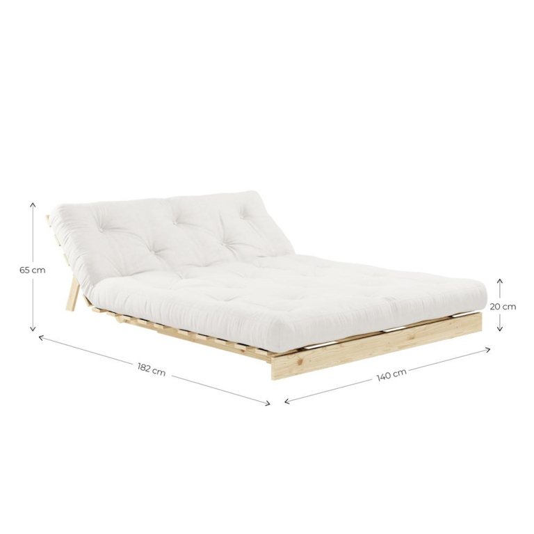 Karup Design Roots slaapbank 140 naturel, Beige