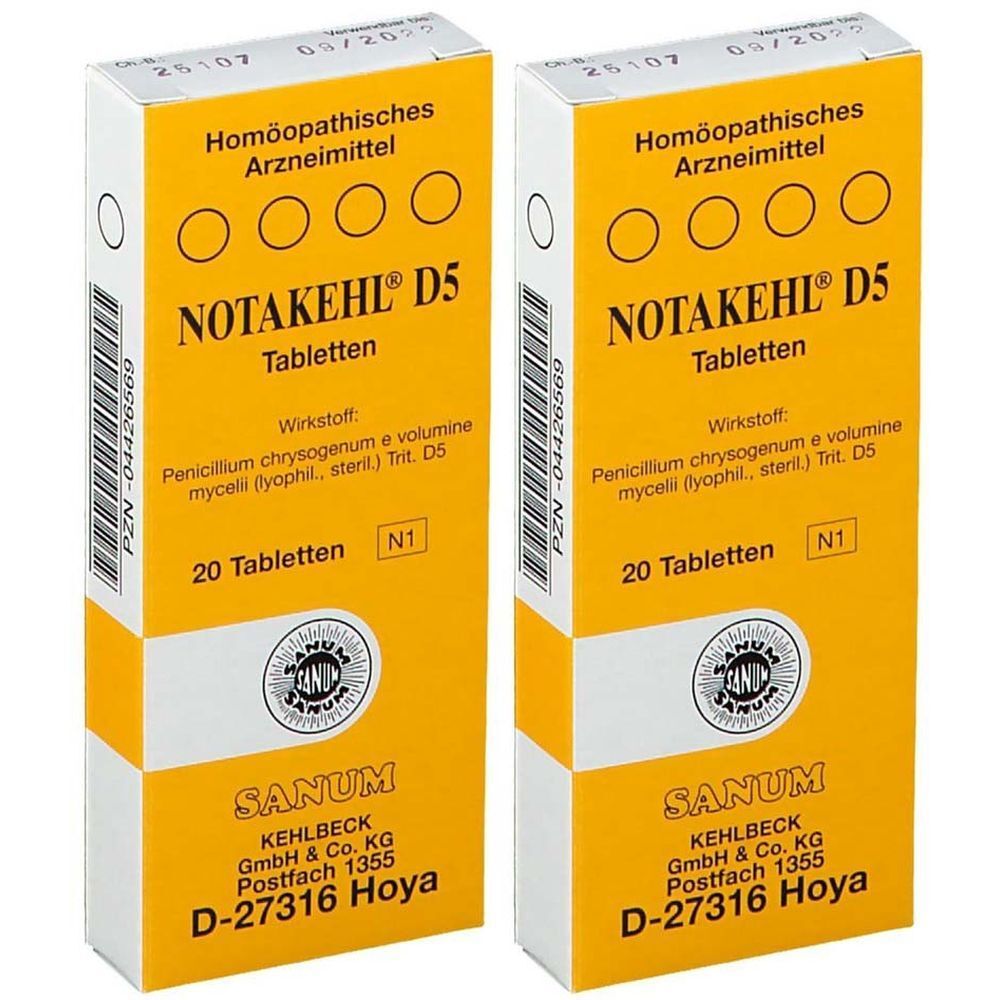 Notakehl® D5 Tabletten
