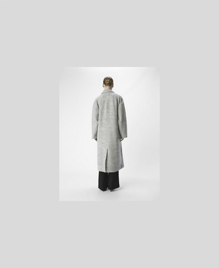 Object OBJBELICE LO LONG COAT CC1 AW Light grey melange