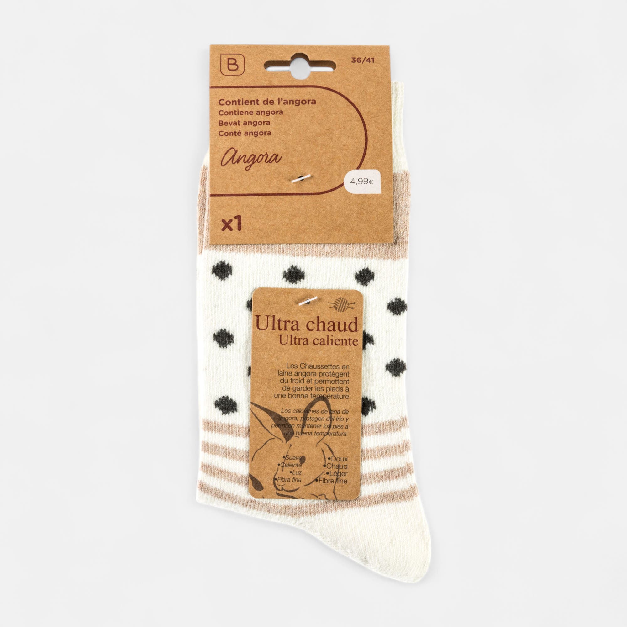 Chaussettes Femme ecru