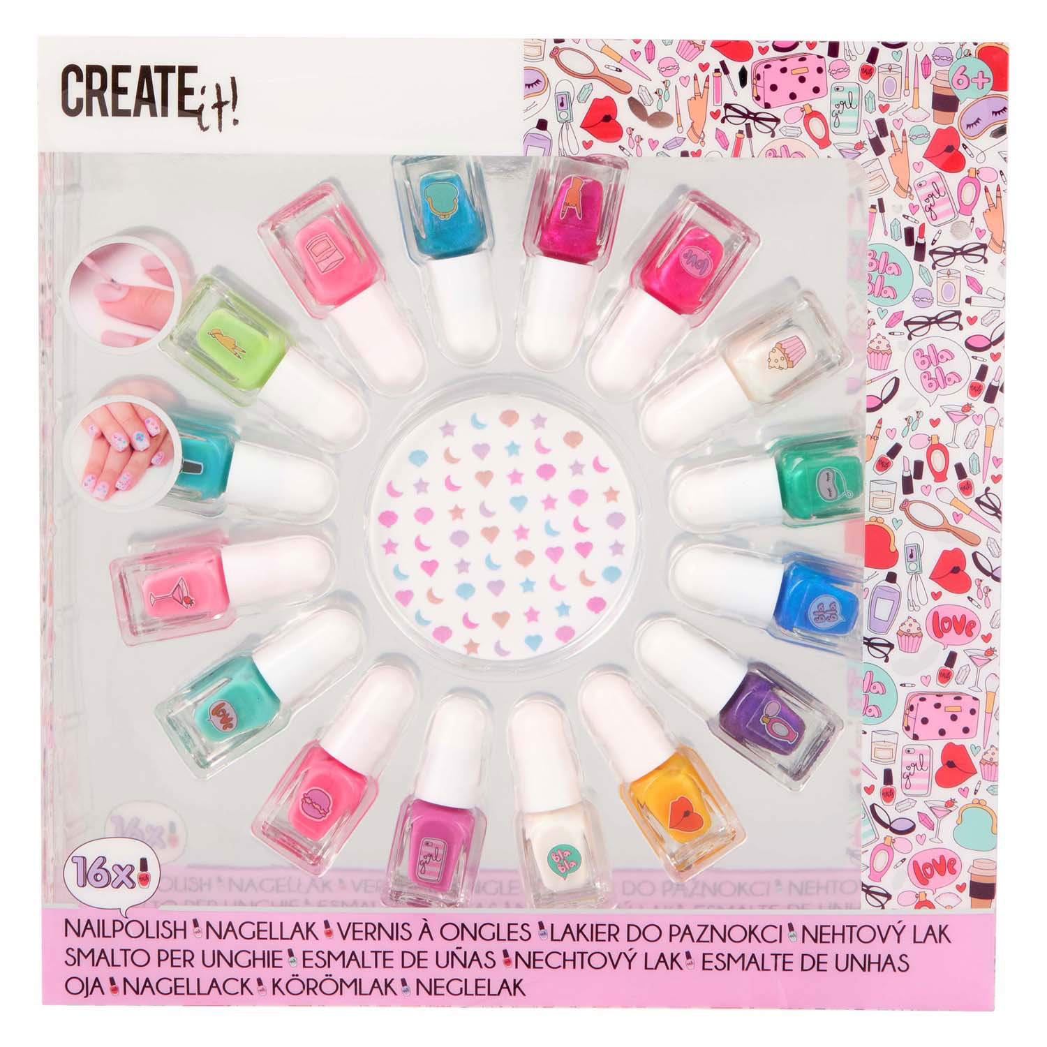 Create it! Beauty Nagellak Set, 16st.