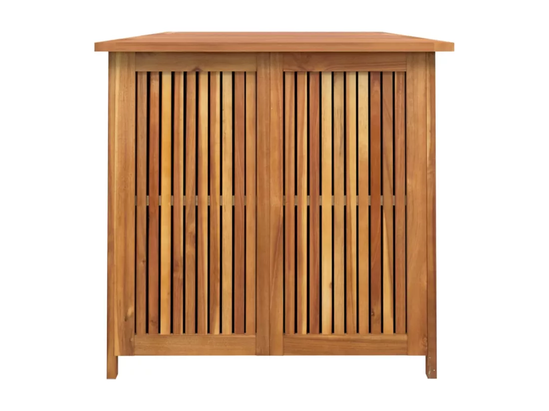 Boîte de rangement de jardin 200x80x75 cm bois massif d'acacia