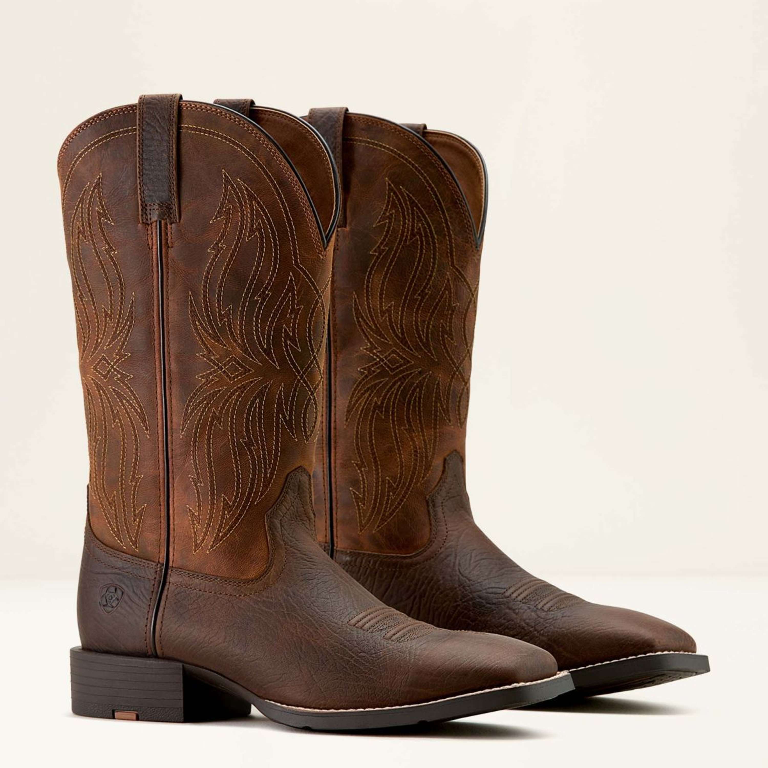 Ariat Westernlaarzen MNS Sport Rustler Toffee Hippo Print/Rich Oak