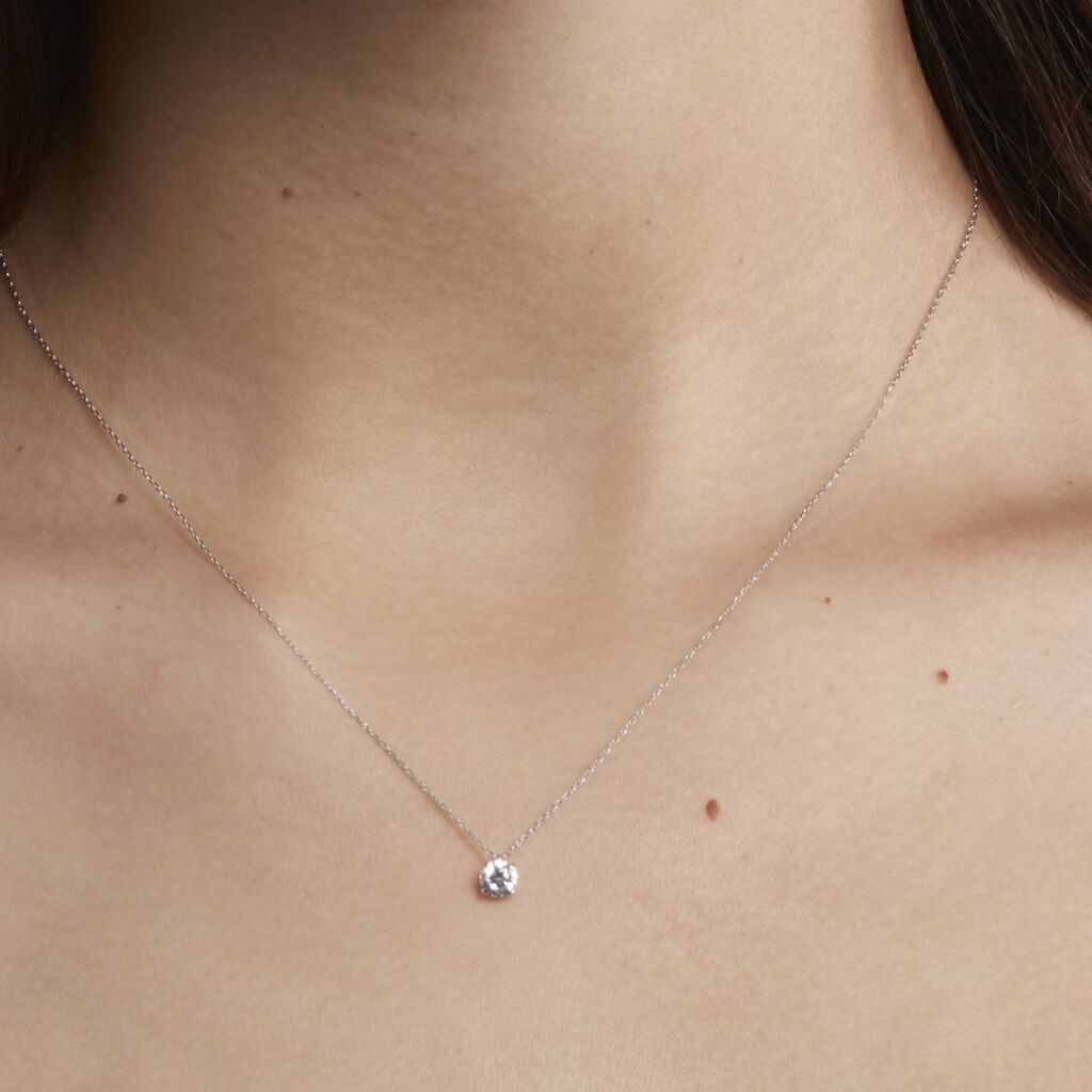 Collier Nazha Or Blanc Oxyde De Zirconium