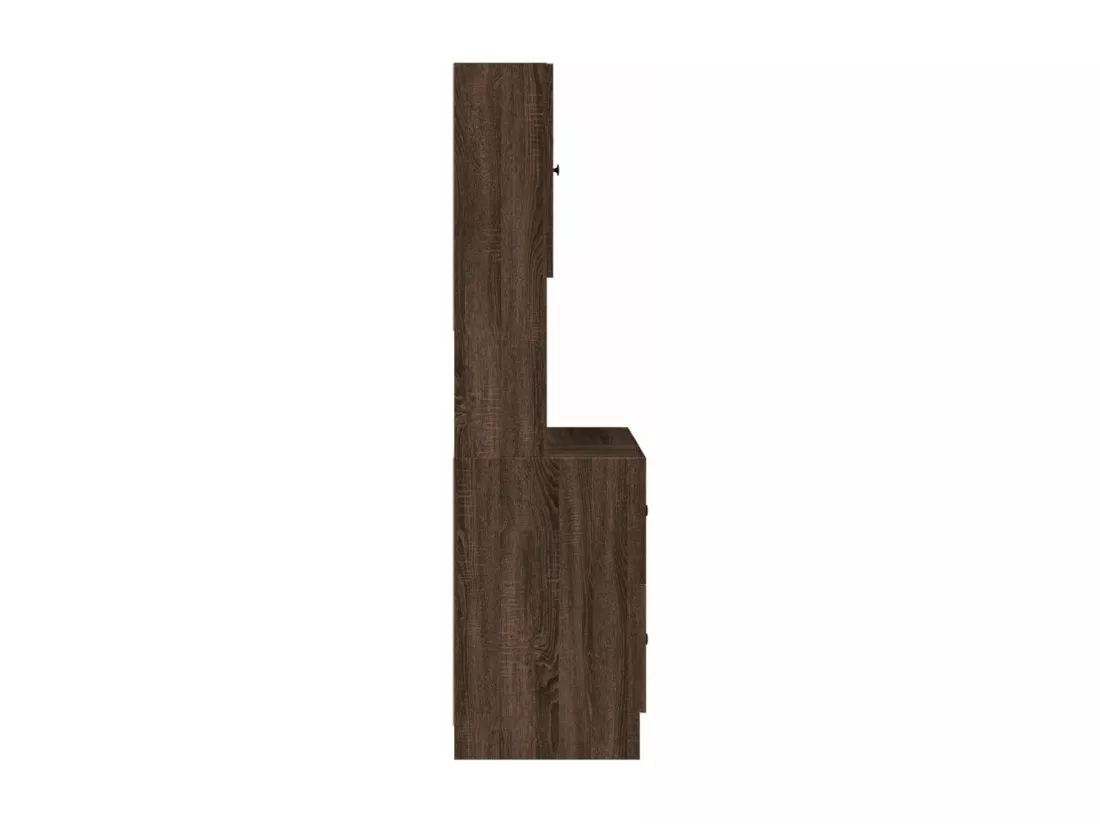Armoire de cuisine chêne marron 95x50x180 cm bois d’ingénierie