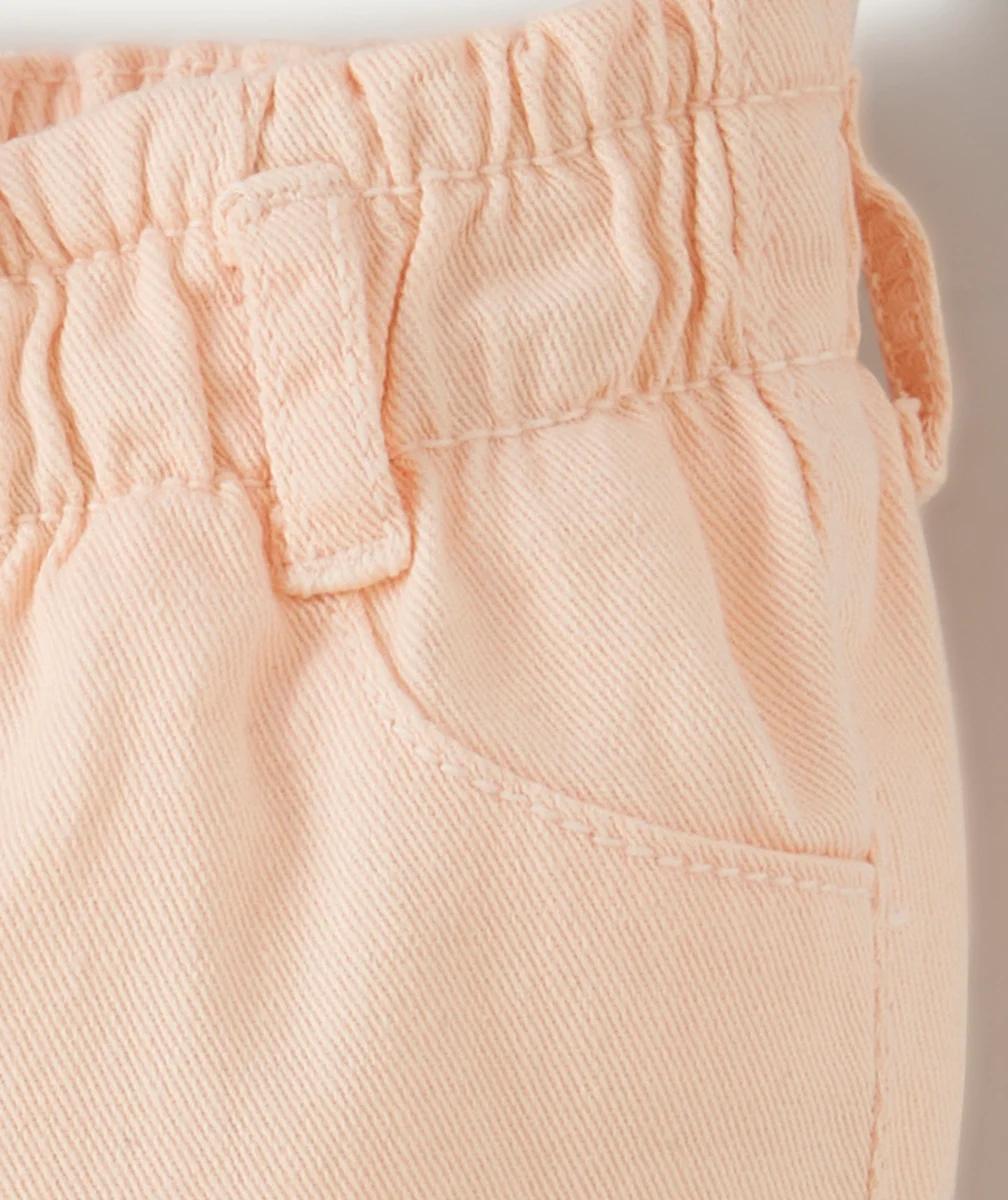 PANTALON RELAX BÉBÉ FILLE ROSE
