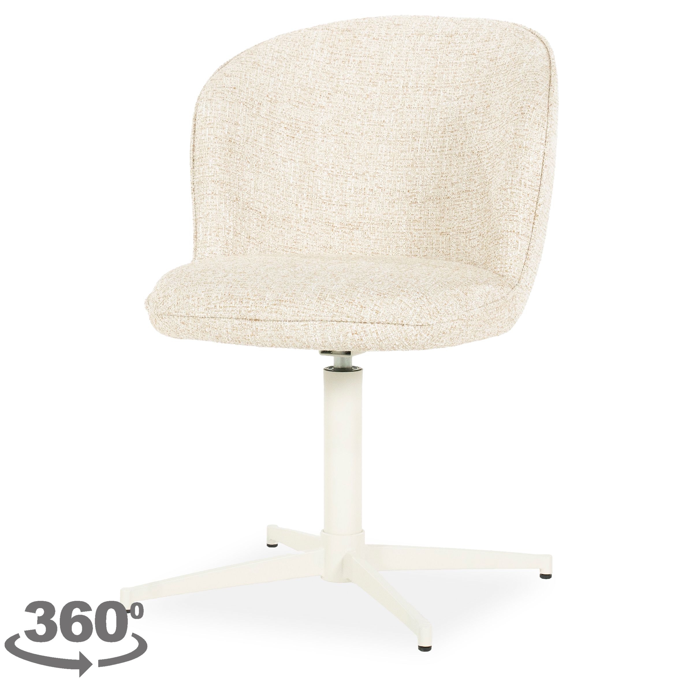 Eetkamerstoel 96326 beige Molly B55.5 x D64.5 x H83 cm