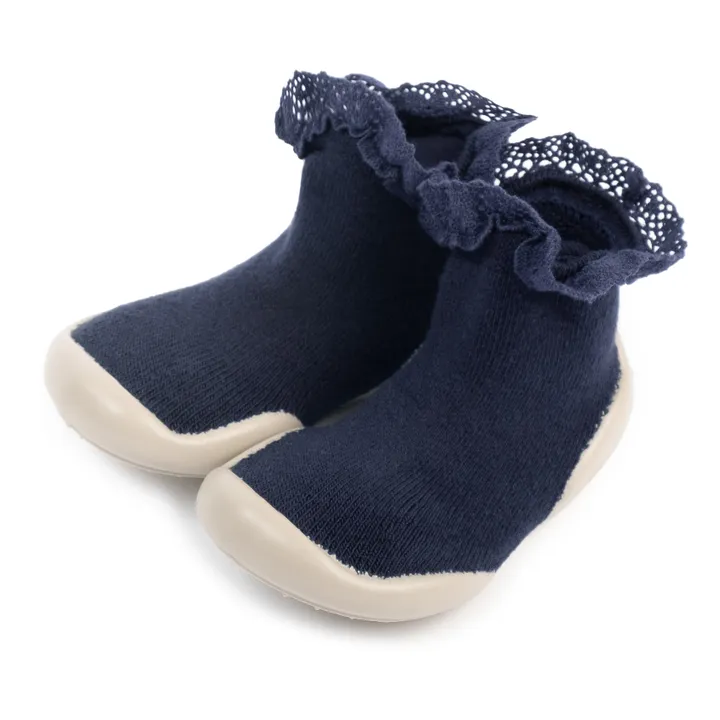 Collégien Chaussons Mademoiselle | Bleu marine