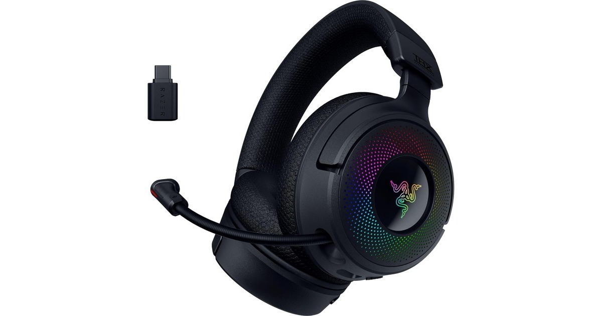 RazerKraken V4 over-ear gaming headset  (Zwart, Pc, PlayStation 5, Nintendo Switch)