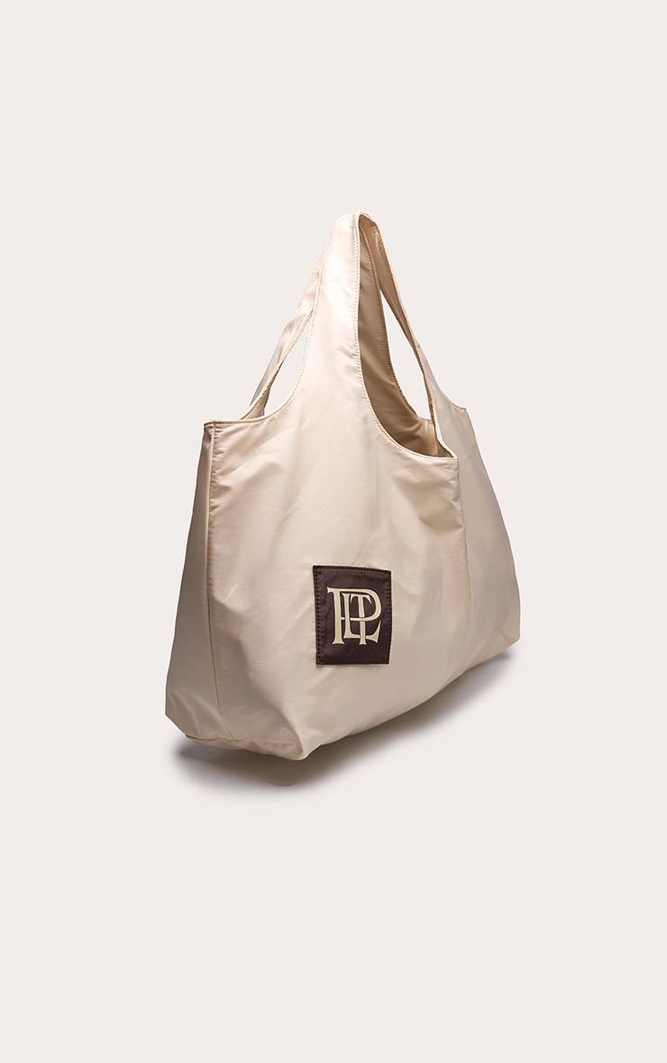Crème Sac Cabas De Sport Surdimensionné Prettylittlething