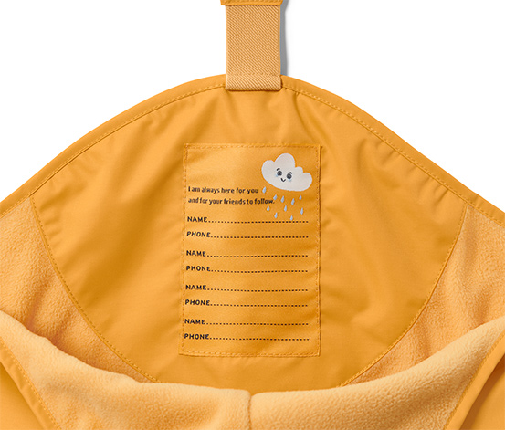 Kinder-Thermo-Regenhose, schieferblau