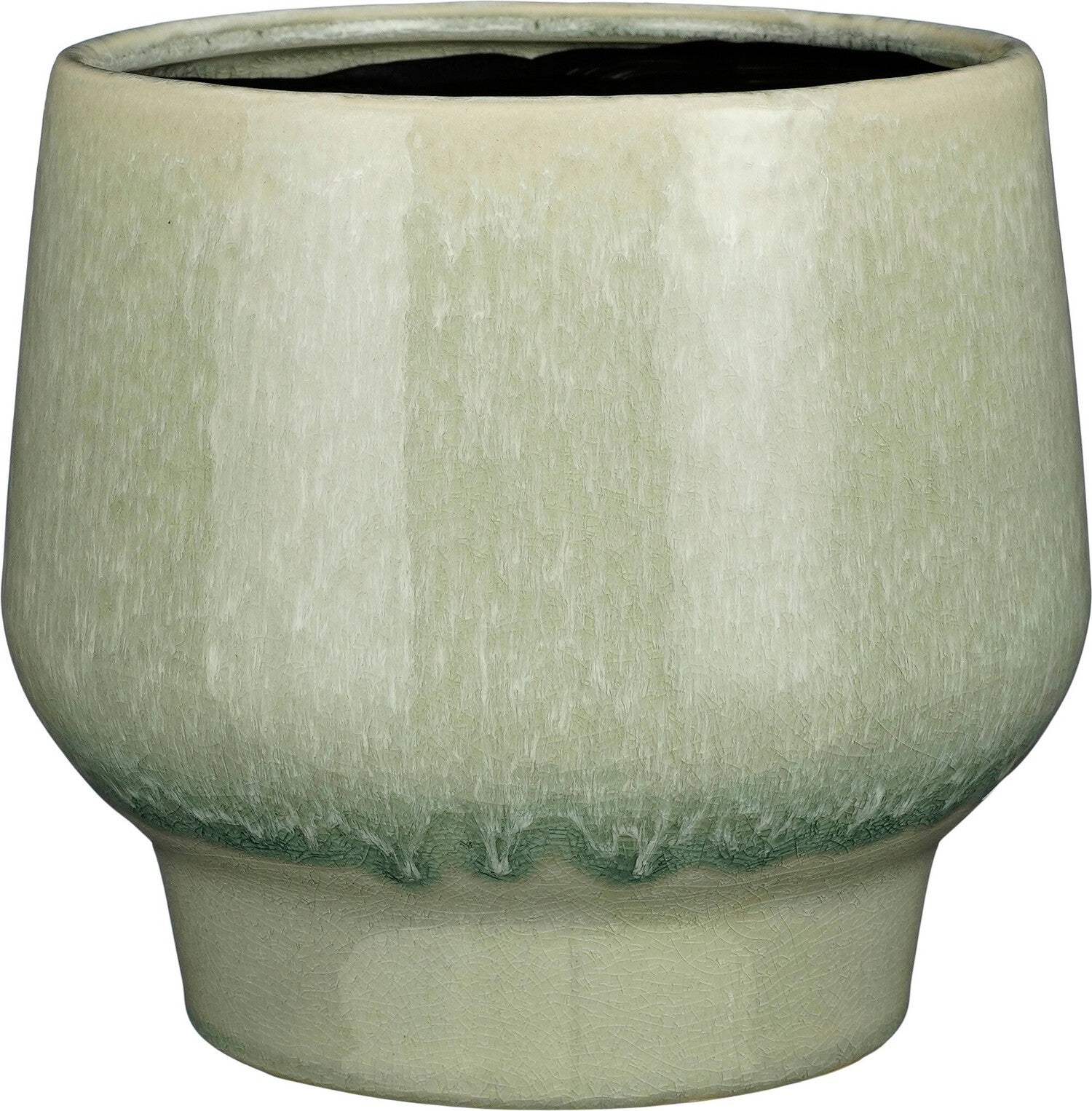 Mica Decorations bloempot Monta groen D 19,5 H 17 cm