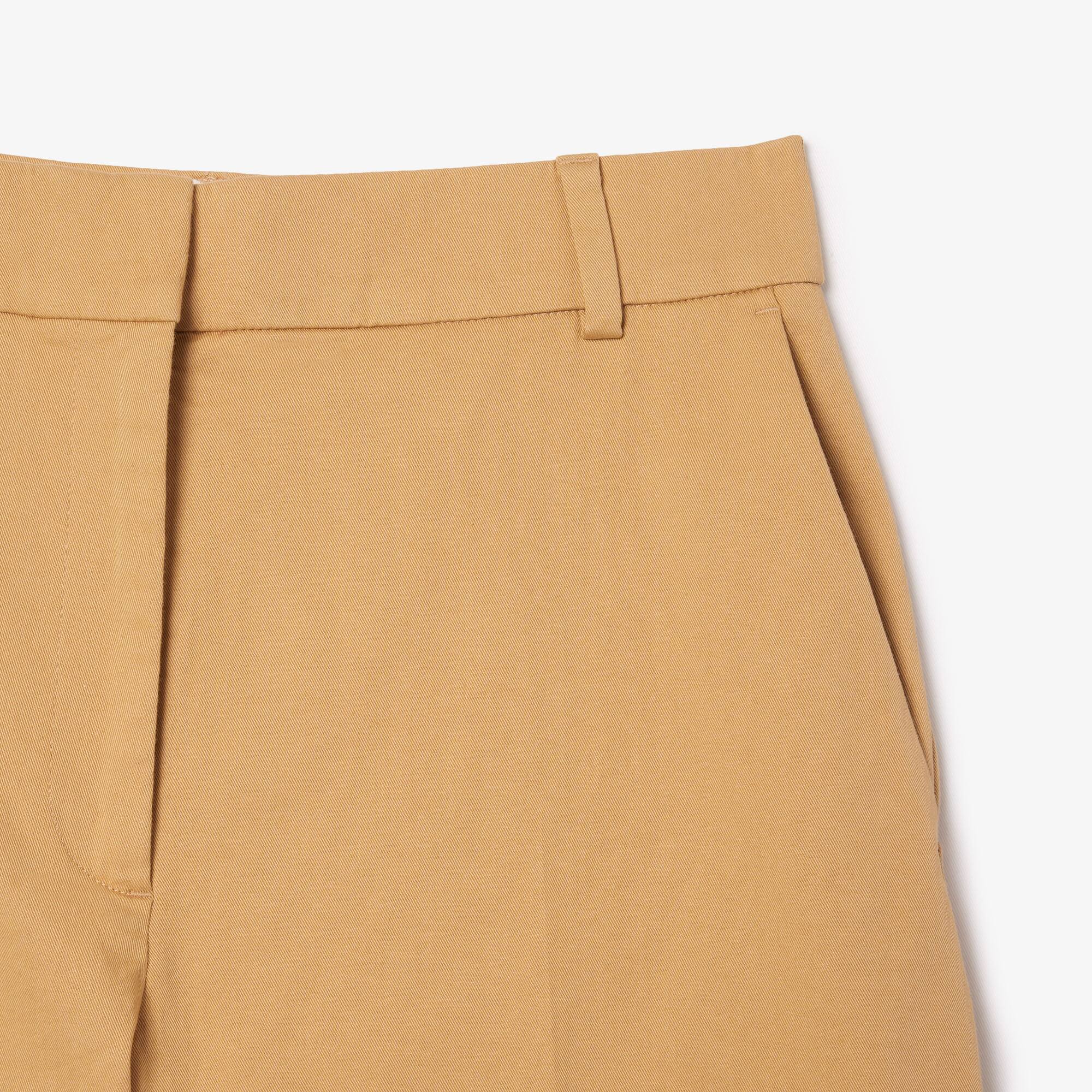 Kurze Baumwollchinos Hosen & Shorts - Beige - Lacoste - Damen