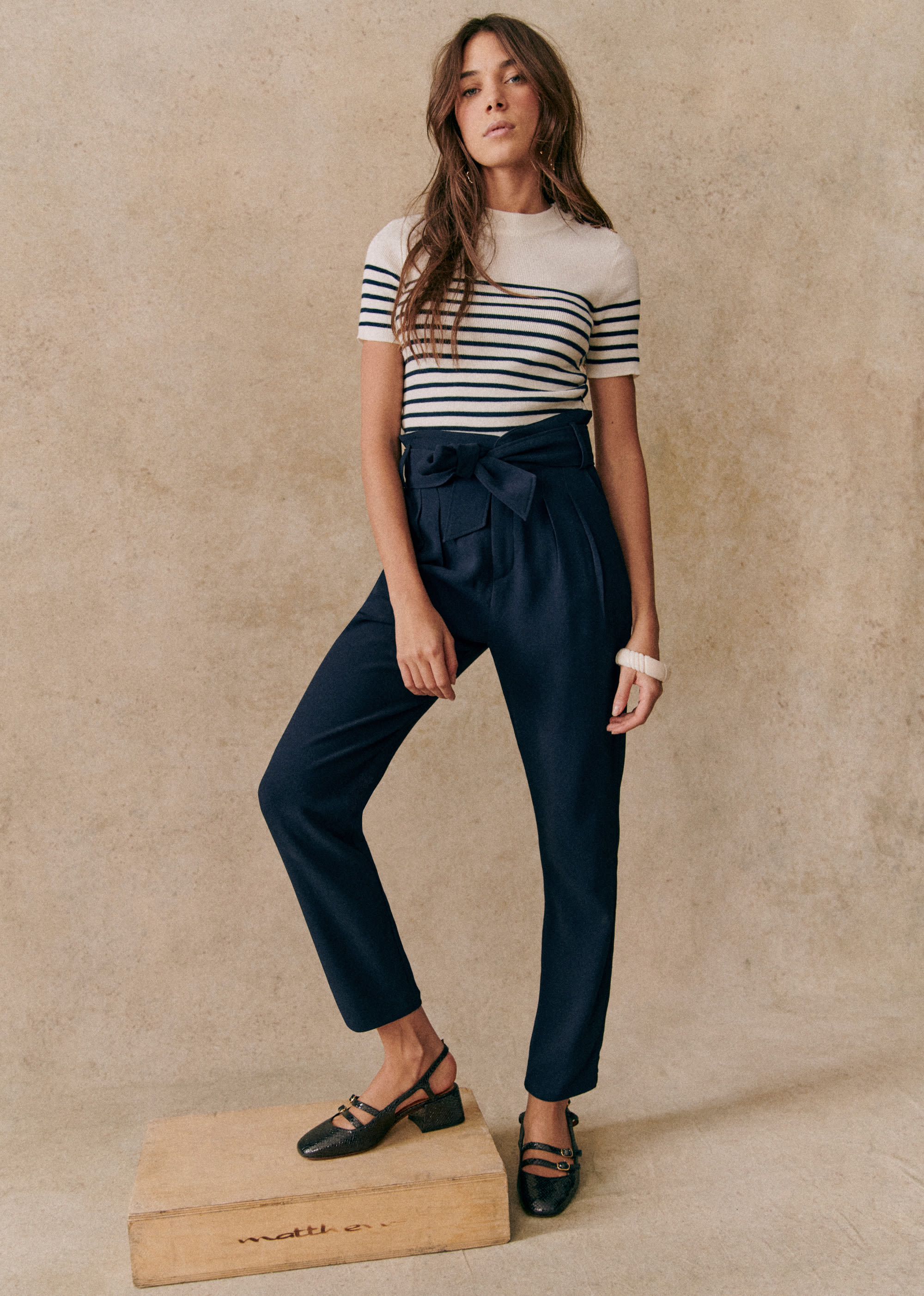 Pantalon Austin - Marine - E-SHOP/BAS Pantalons 5905614