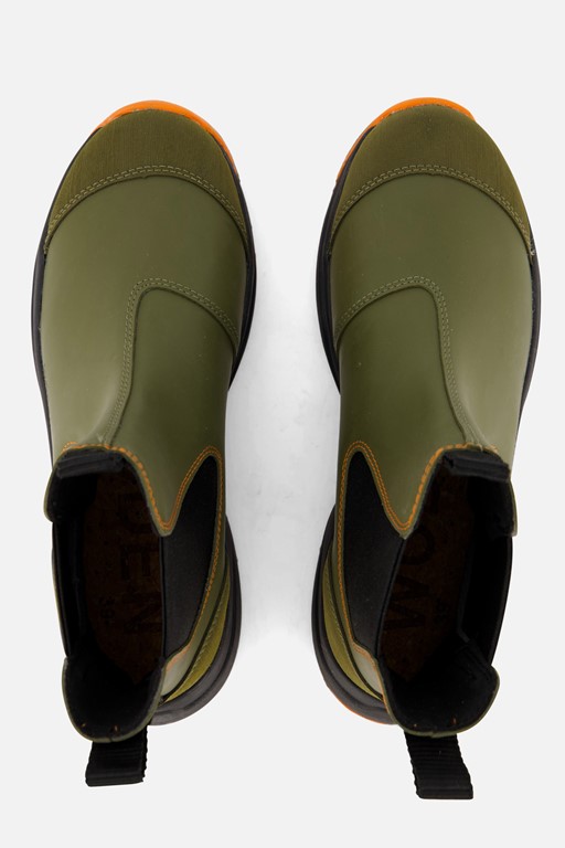 Woden Siri Waterproof Chelsea boots groen