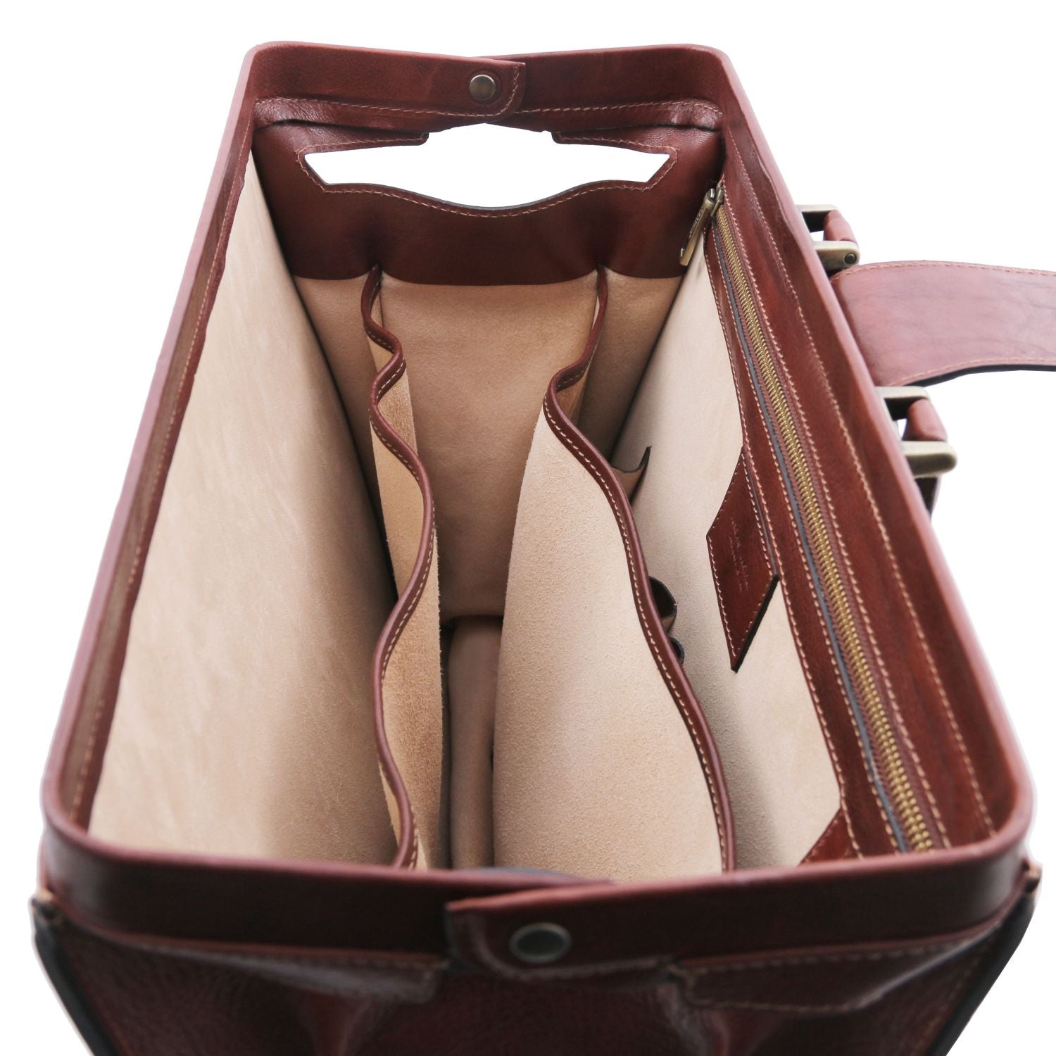 TL142352 – Canova – leren Doctor bag Aktetas 3 compartments