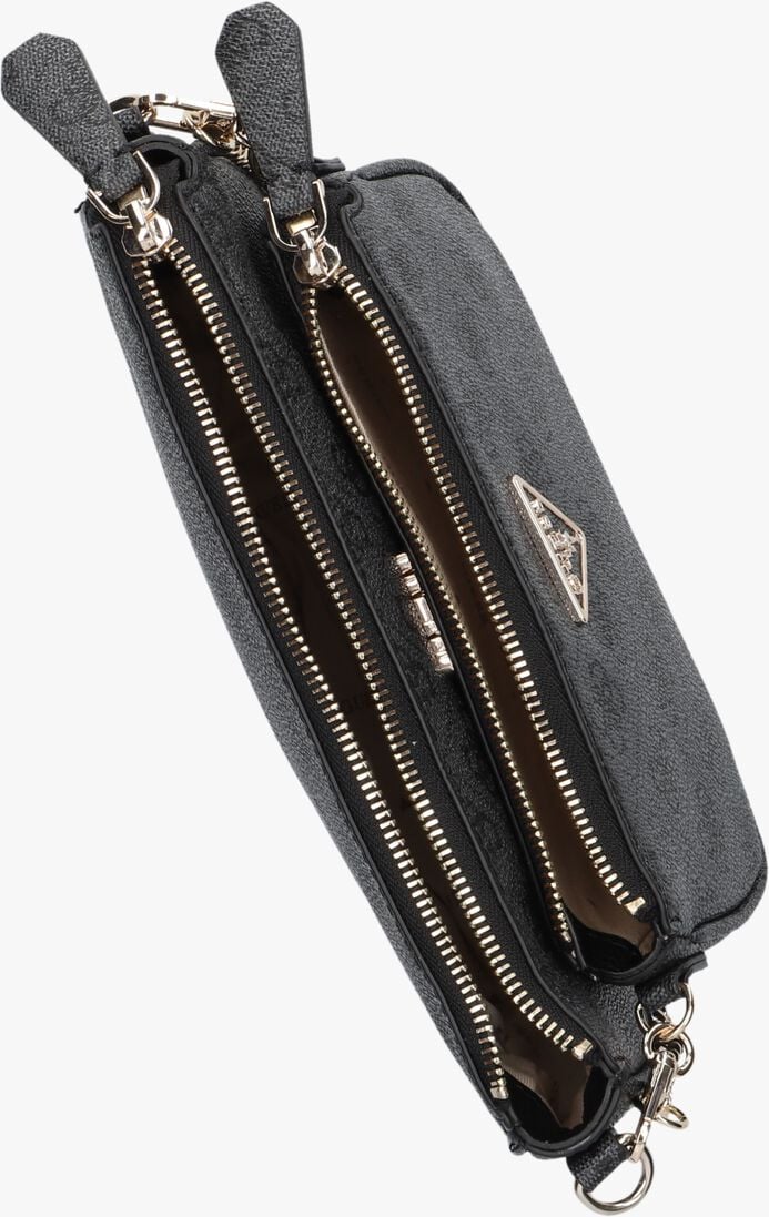 GUESS grijze guess schoudertas noelle dbl pouch