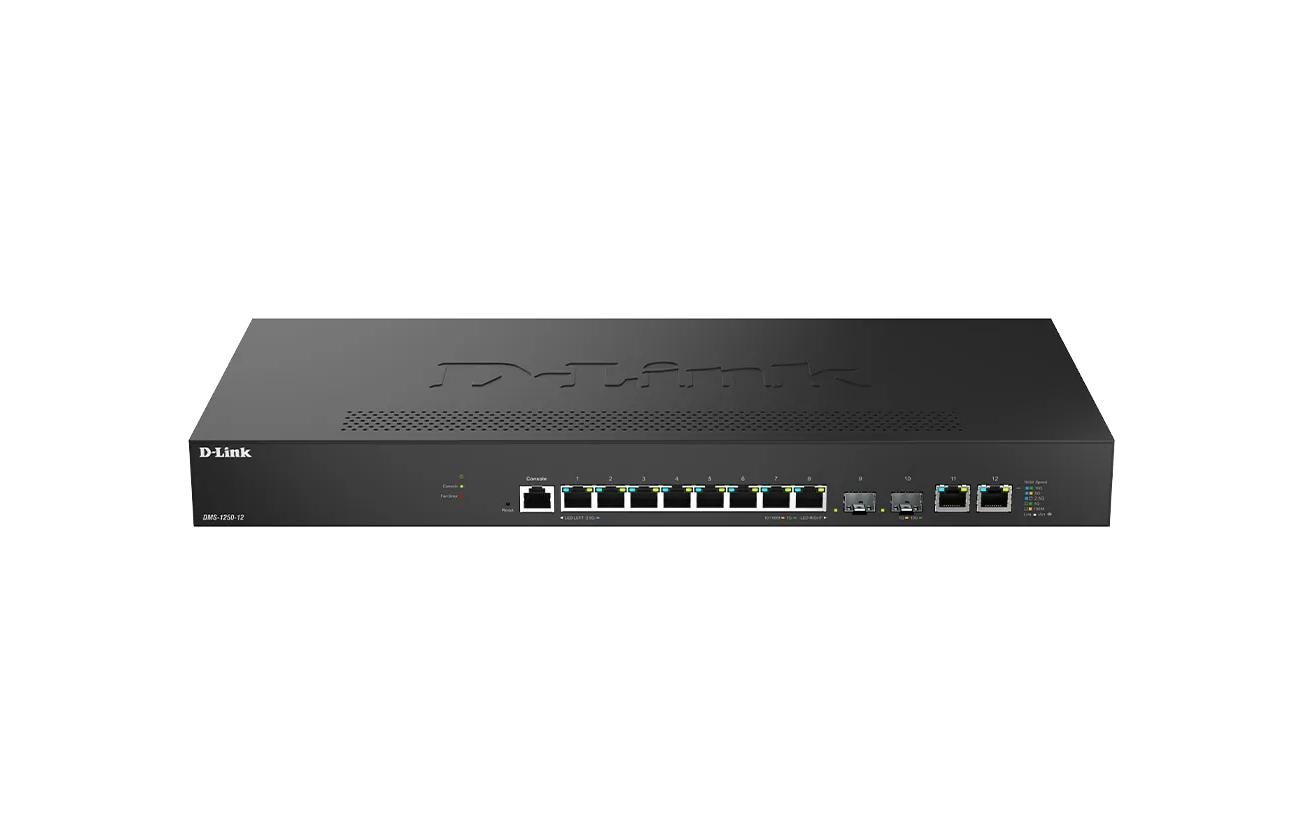 Switch DMS-1250-12 12 Port<br>12-Port 2.5G Smart Managed Switch
