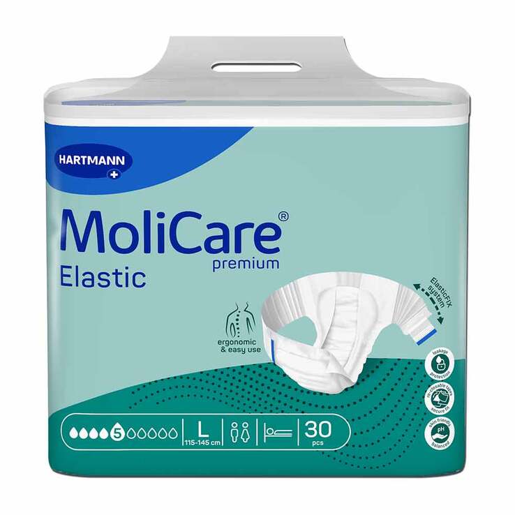 MoliCare® Premium Elastic Slip 5 Tropfen Größe L, 30 St