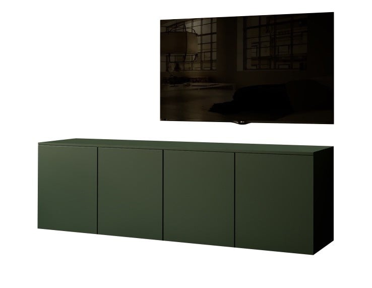 Artego Design Neve Soft Pro 243 cm Zwevend Dressoir Groen