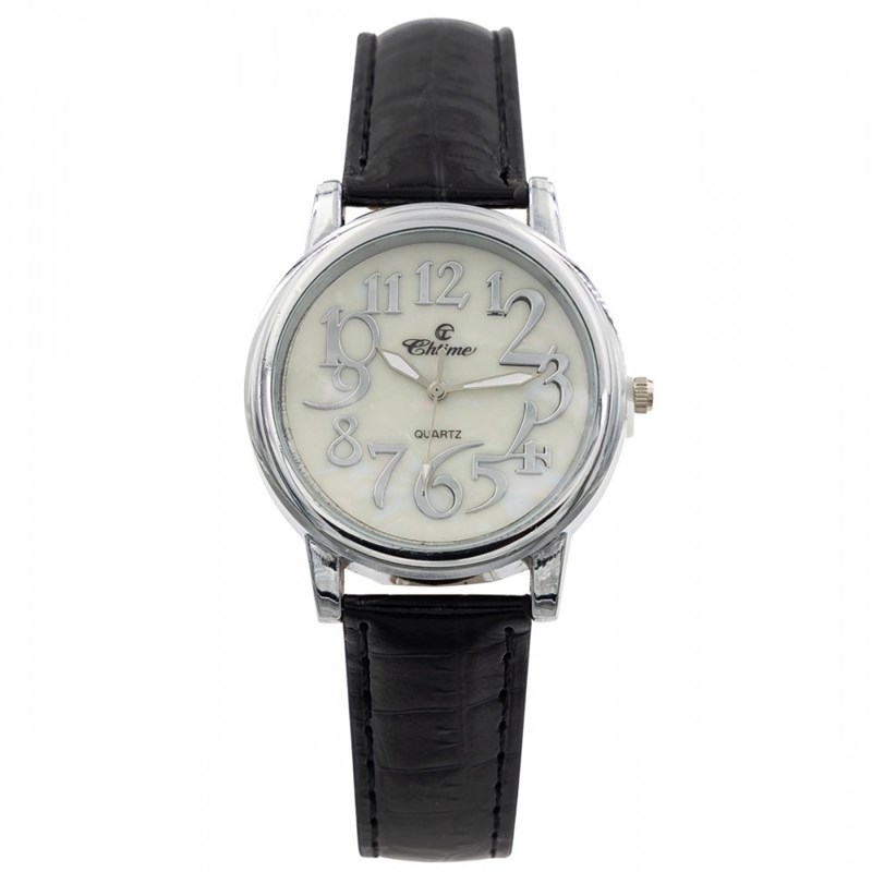 Montre Femme CHTIME bracelet Cuir Noir