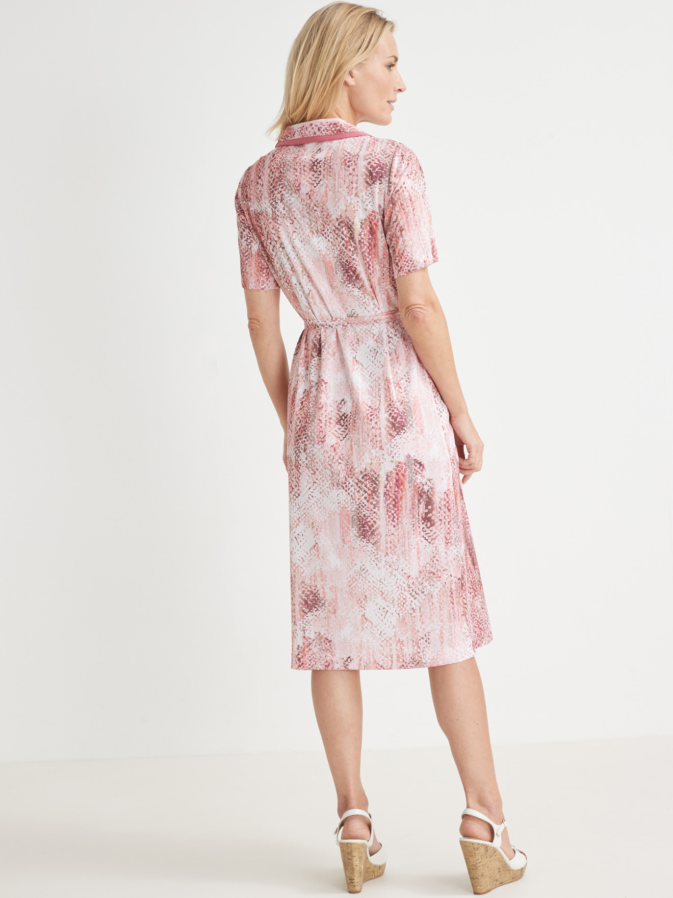 Robe zippée en maille