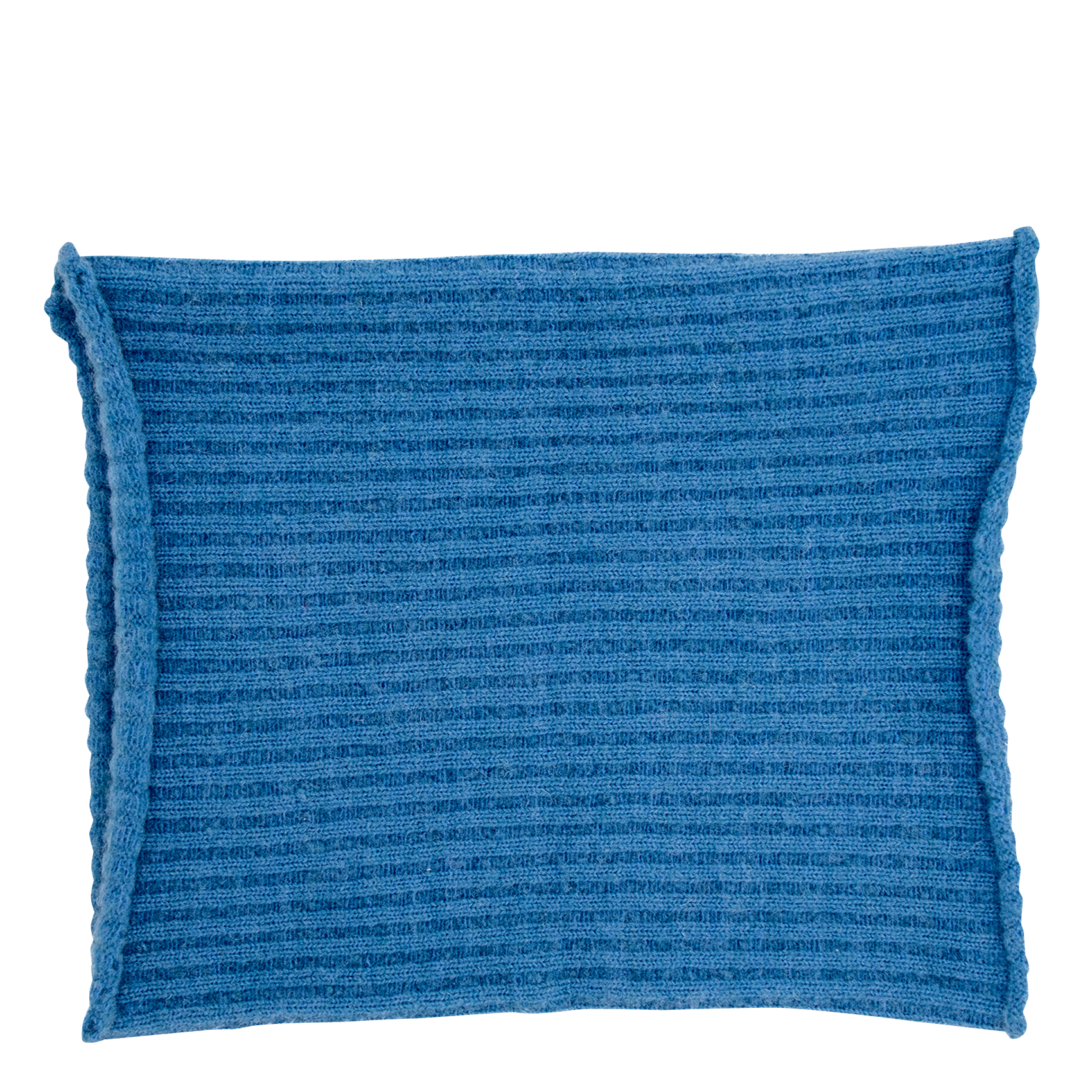 ELENNE - Cache-cou maille en laine mélangée | Bleu