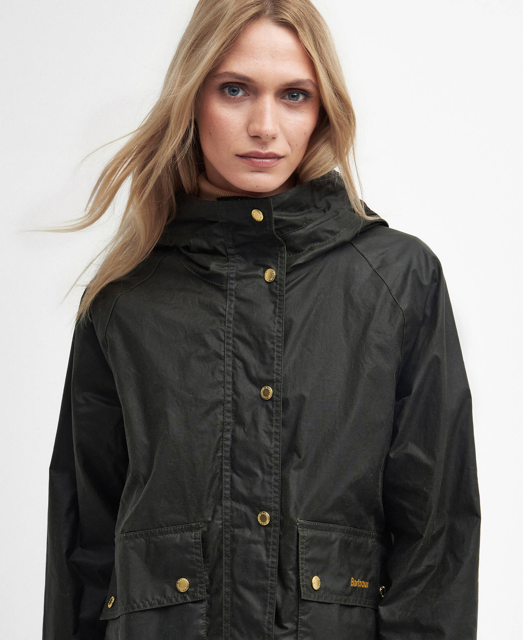 Barbour| Damen Wachsjacke mit Kapuze VIOLA WAX