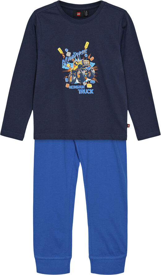 LEGO kidswear-LEGO børnetøj LWARIS 608 - PYJAMAS Blå