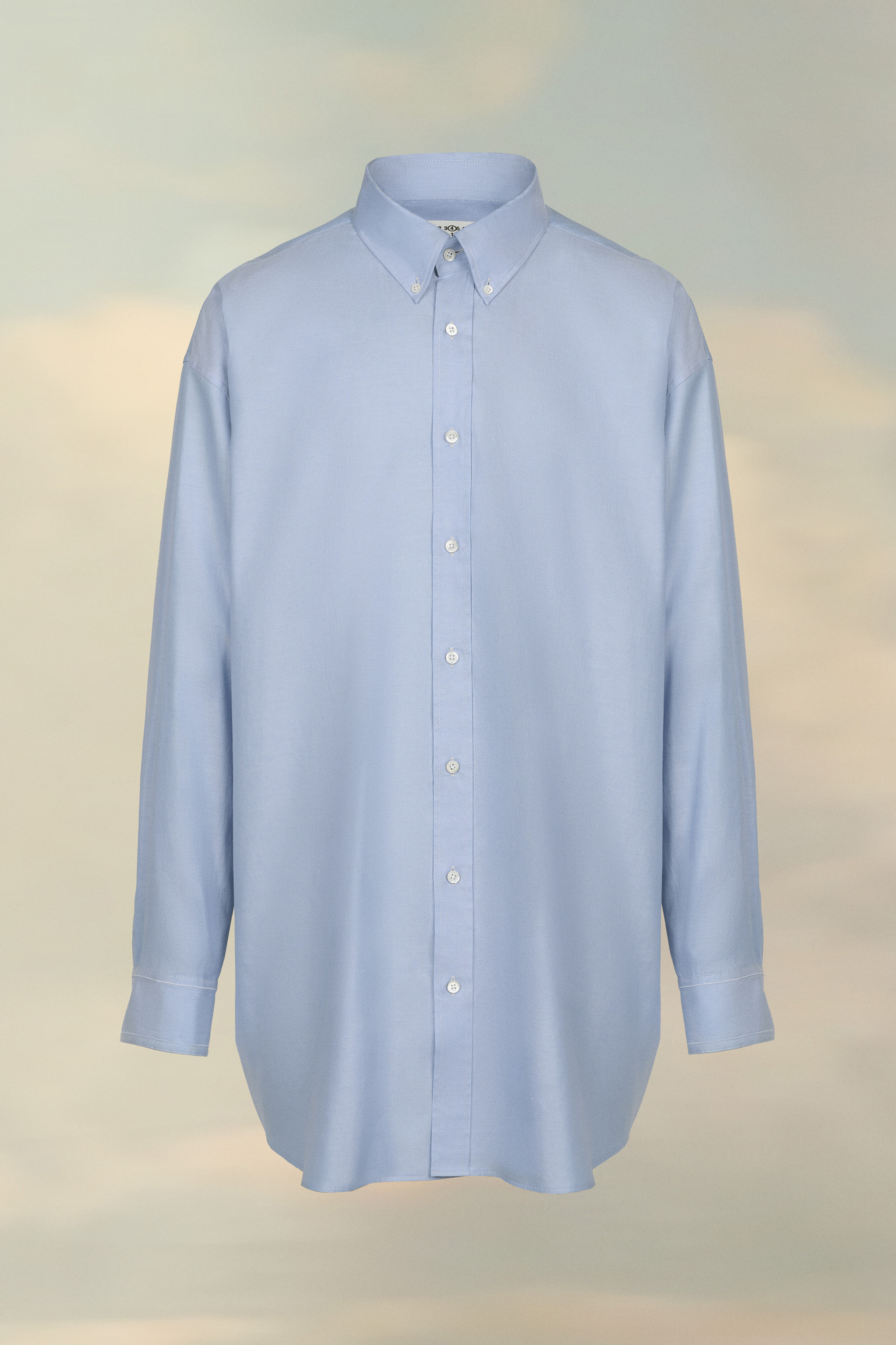 Chemise Oxford en coton bio Bleu Clair