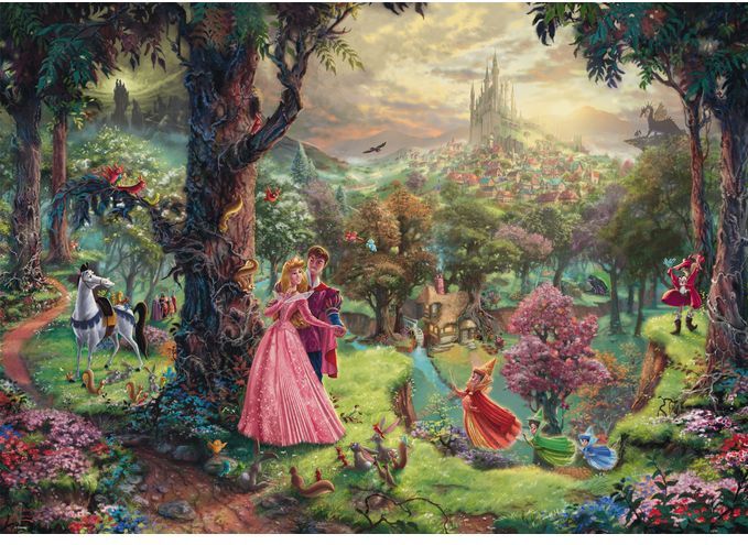 Schmidt Disney Princess - Sleeping Beauty/Doornroosje Puzzel - 1000 stukjes